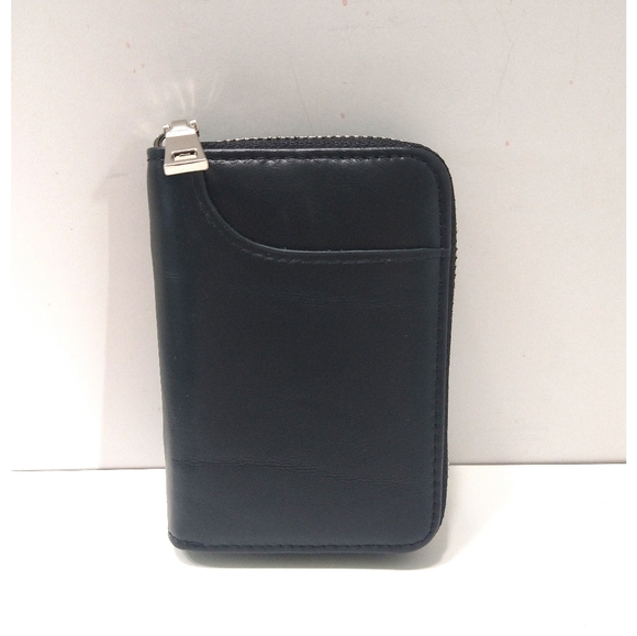 'IBFUN' Black Zippered Card Wallet *NIB* - Picture 5 of 5